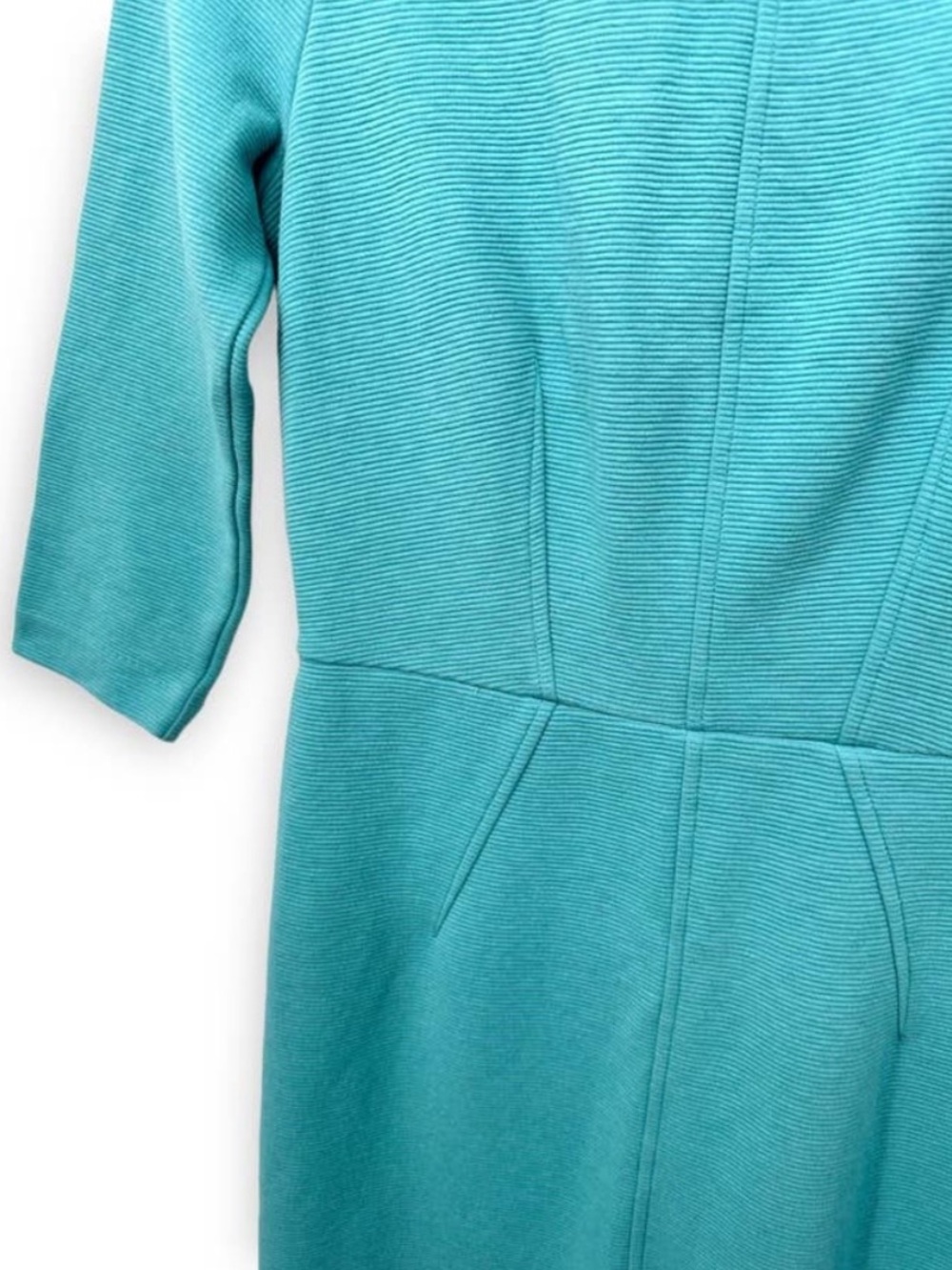 Boden Aurelia Ottoman Sheath Dress Mint Green Blue Size 2 - Picture 5 of 10